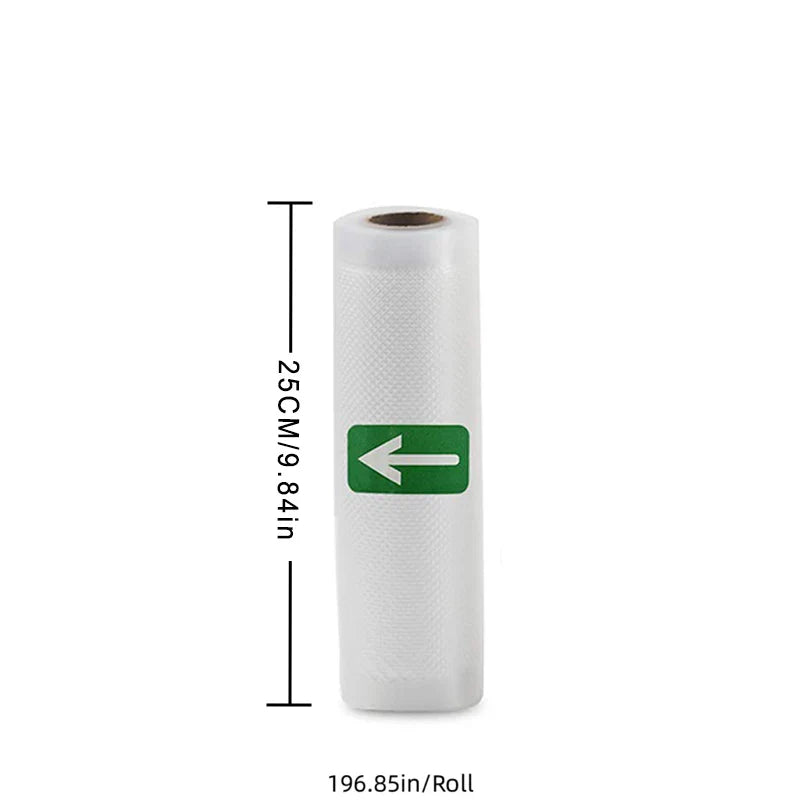 Product Image for Vakuum Lebensmittelretter Versiegelungsbeutel Rollen 12/15/20/25/28/cm Sous Vide Lagerverpackungsbeutel für Fleisch Früchte Gemüse Nüsse, 25x500CM 1 