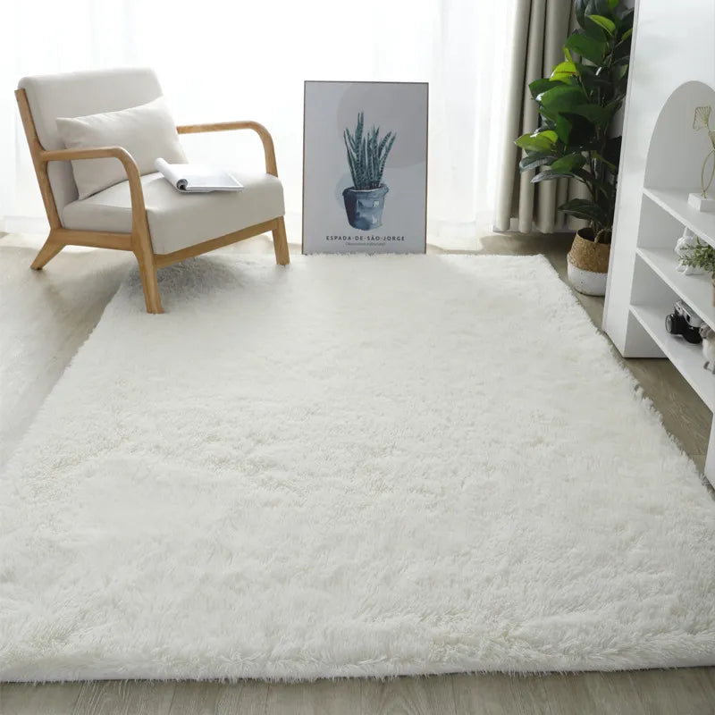 Product Image for Weißer Teppich von Sandsberg – Luxuriös und flauschig für Wohnzimmer und Schlafzimmer, einfarbigE / 80x50cm
