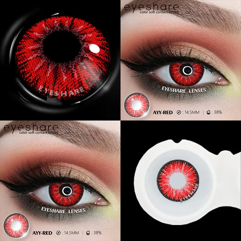 Product Image for Sandsberg | 1 Paar Cosplay Farbkontaktlinsen für Augen Verrückte Weiße Linsen Anime Schwarze Linsen Halloween Schönheit Make-up Linse Jährlich, AYY-