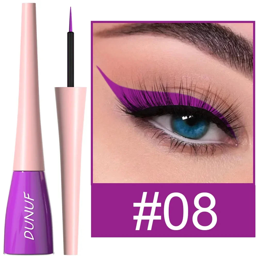 Product Image for Sandsberg | Lila Eyeliner Langanhaltender Flüssiger Schwarzer Eyeliner Stift Wasserfest Schnell trocknend Blauer Weißer Augenliner Stift 