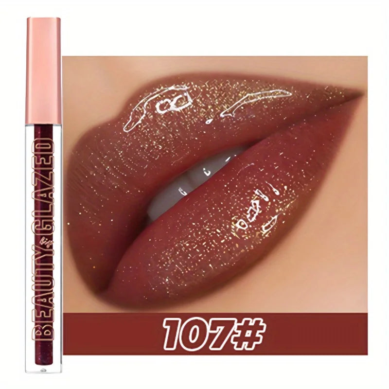 Product Image for Sandsberg | Flüssiger Lippenstift Chewy Golden Metallic Lip Gloss Schimmer Textur Golden Bling Glitzer Lippenstift Geeignetes Make-up Gesichtsmalerei,