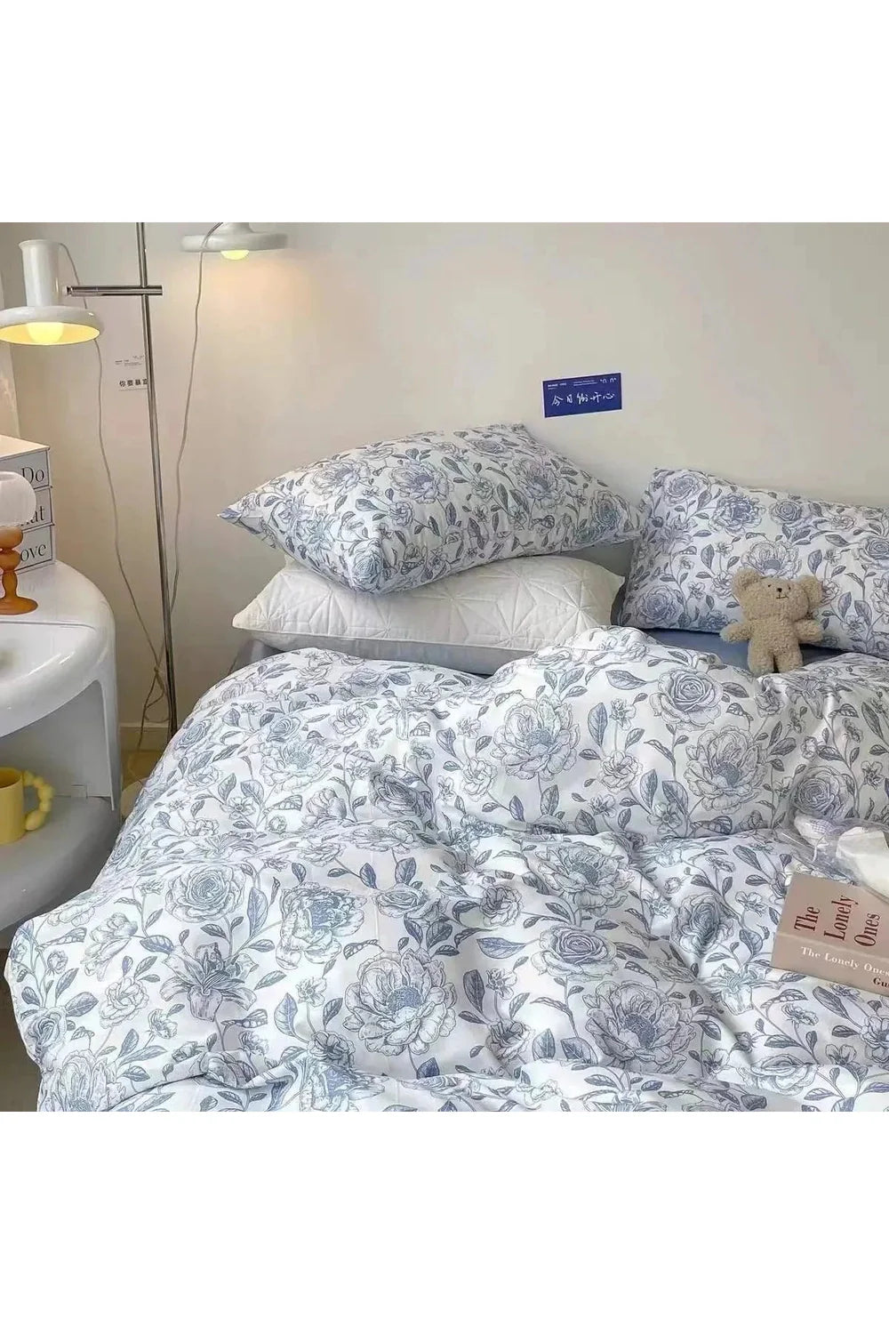 Product Image for Vintage Floral Bettwäsche Set, 1 / Twin 3 Stück für 1m Bett