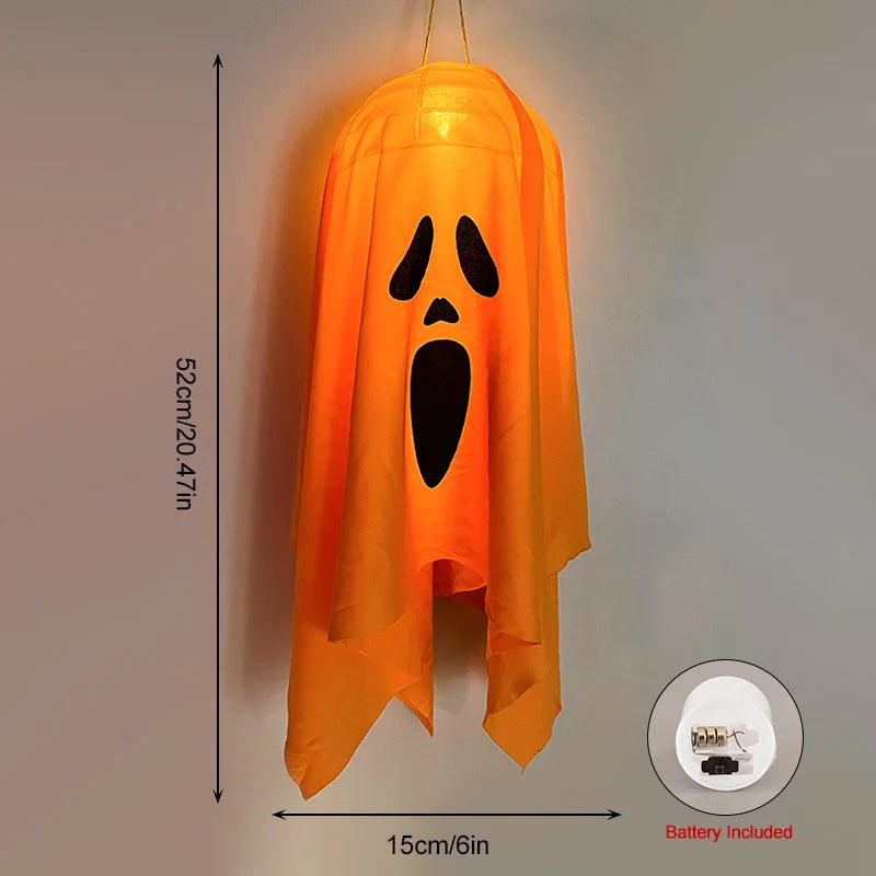 Product Image for Sandsberg | Halloween-Party-LED-Leucht-Geist Heim Innen Außen Dekoration Supplies Spukhaus Bar Hängehorror-Requisiten mit Lichtern, B