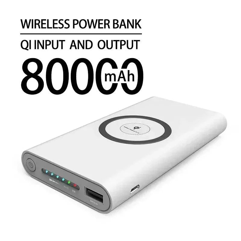 Product Image for Sandsberg | Ultra-Hohe Kapazität 200000mAh Wireless Charging Power Bank mit Type-C Anschluss, MULTI / Boven 100000mAh