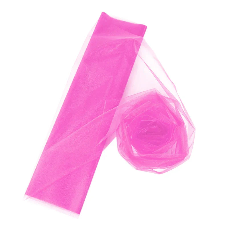 Product Image for Sandsberg 5/10M Organza Rolle Stoff Transparent Crystal Tüll Rolle Hochzeit Geburtstag Party Hintergrunddekoration DIY Garn Stuhlschärpen BABYSHOWER, 
