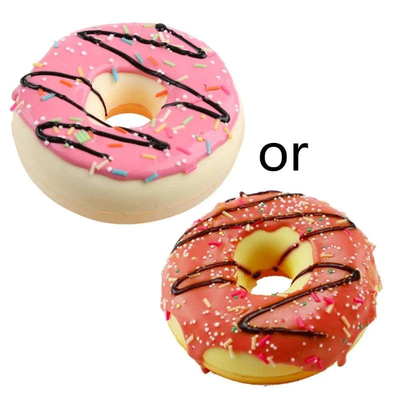 Product Image for Sandsberg | Realistisch PU Kunstmatige Donut Simulatie voor Fotografie en Stressverlichting - Perfecte Leuke Prop voor DropShipping, Orange