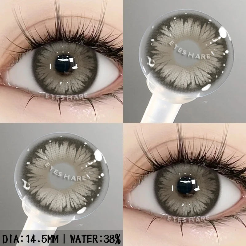Product Image for Sandsberg | 1 Paar lila Linsen für Augen Farbkontaktlinsen Anime pinke Linsen blaue Pupillen für Augen Y2K Linsen für natürliche Augen, MONTREUX-BRAUN