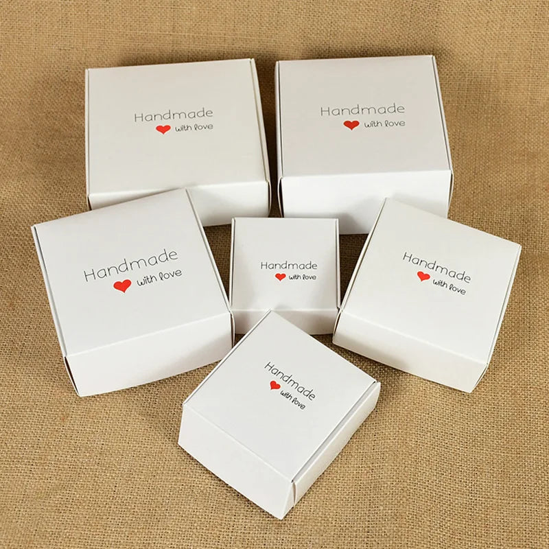 Product Image for Sandsberg 6pcs Kraftpapier Geschenkschachtel Marmorierung Stil DIY Handgemachte Süßigkeiten Schokolade Verpackung Geburtstagsfeier Hochzeit Dekoration