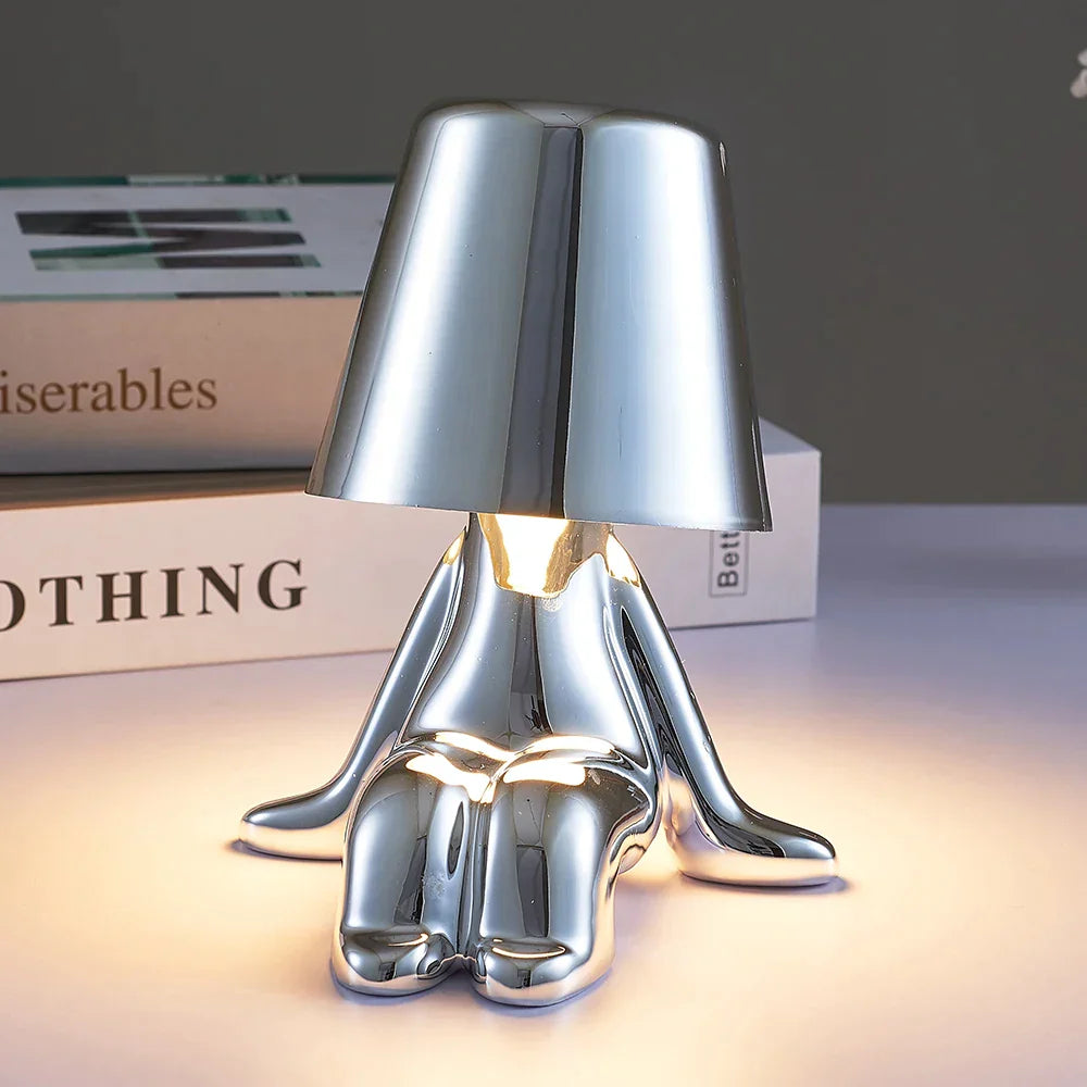 Product Image for Sandsberg | LichtGenie | Tischlampe | Einzigartiger Stil | Stimmungslicht, Bella / Lampe - Silber