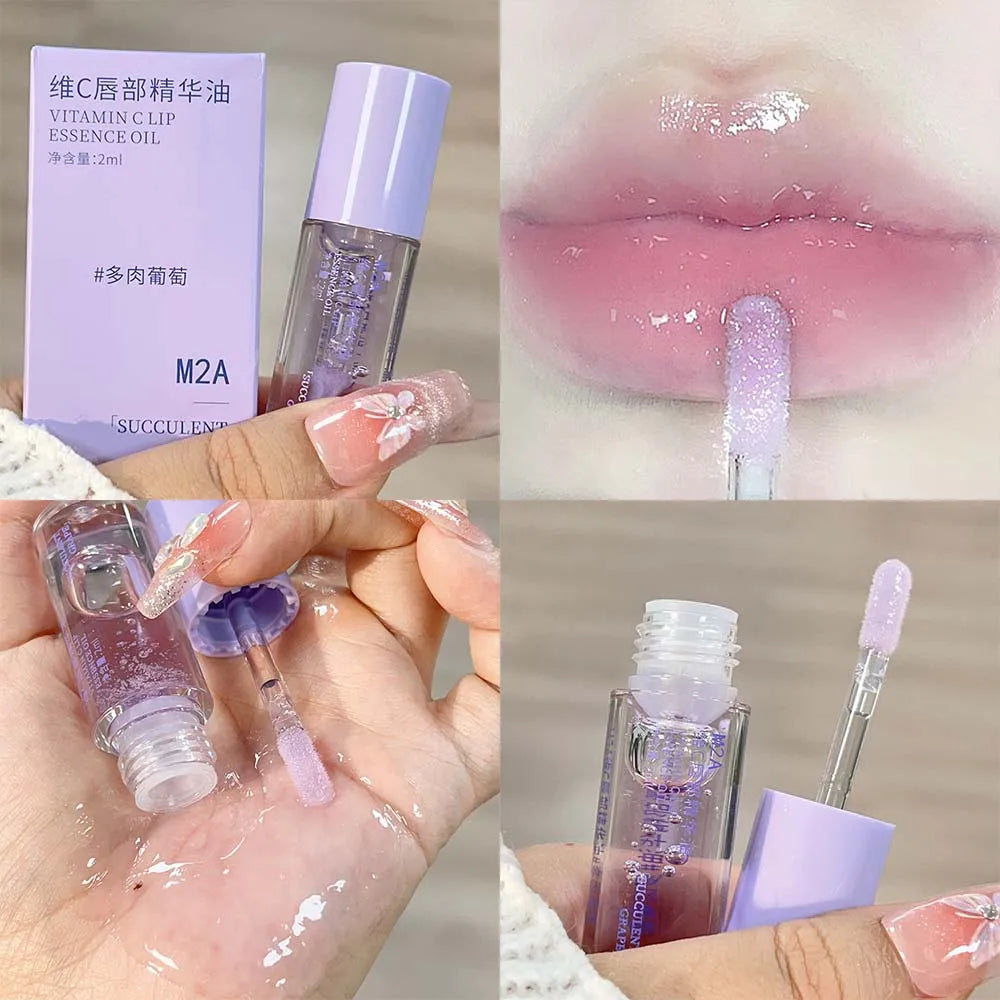 Product Image for Sandsberg | Crystal Jelly Lip Oil Langzeitfeuchtigkeitsspendende aufpolsternde flüssige Lippenstift Klar Lippen Tönung feuchtigkeitsspendender nicht 