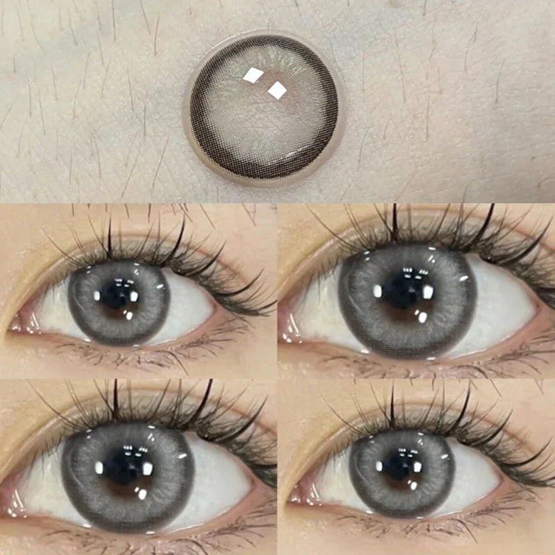 Product Image for Sandsberg | 1 Paar natürliche Kontaktlinsen für Augenfarbe Schönheit Pupillen mit Dioptrien weiche runde koreanische Linsen Wachstum Auge, Schwarzer 