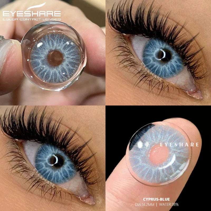 Product Image for Sandsberg | 2pcs natürlich gefärbte Kontaktlinsen für Augen graue Pupillen Linse blaue Augen-Kontaktlinsen jährlich Schönheits-Make-up grüne Augen-
