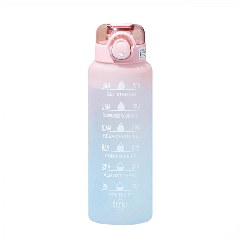 Product Image for Wasserflasche | Mit dieser Flasche erreichst du immer dein Trinkziel, Rosa
