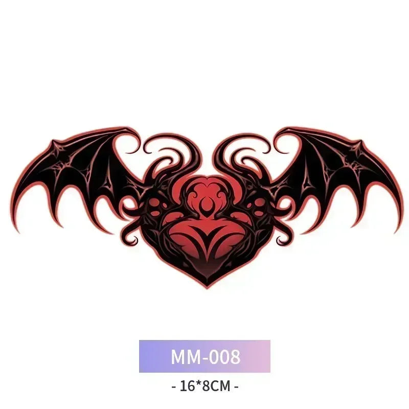 Product Image for Sandsberg | 6Teiliges Waterproof Tattoo Sticker Set Langanhaltendes Fake Tattoo Mädchen 3D Fake Sex Womb Tattoo für Frauen Temporär Abdomen섹스타투스티커 