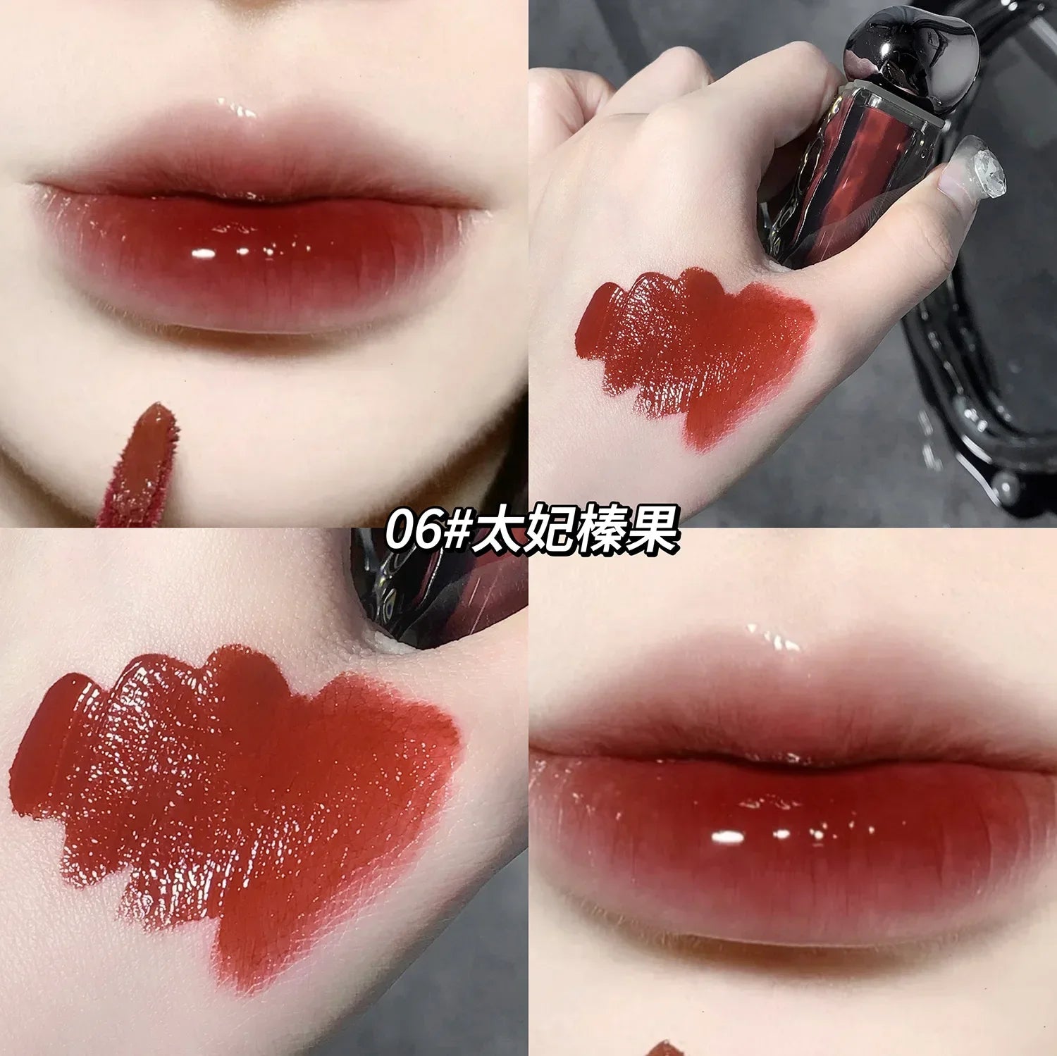 Product Image for Sandsberg | Gletscher Lava Lippenfarbe Gegebear Makeup Wässriger Spiegel Leichte Lippenfarbe Dewy Leichte Makeups Lippenstift Kosmetik Großhandel, 6