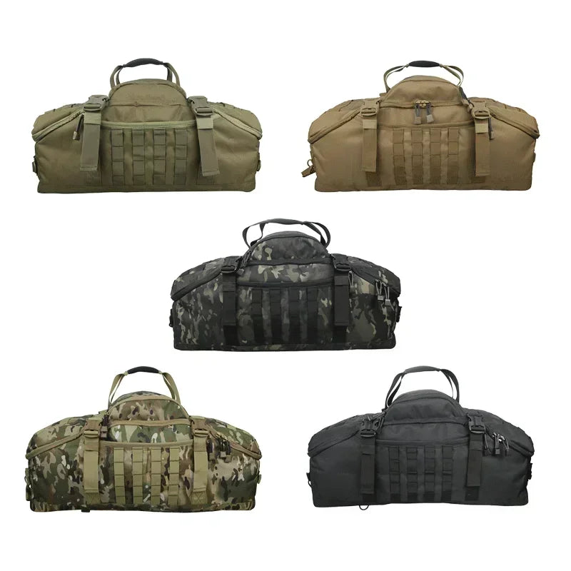 Product Image for Sandsberg | Große taktische Reisetasche und Rucksack - TrailTrek Duffle, Braun / XL