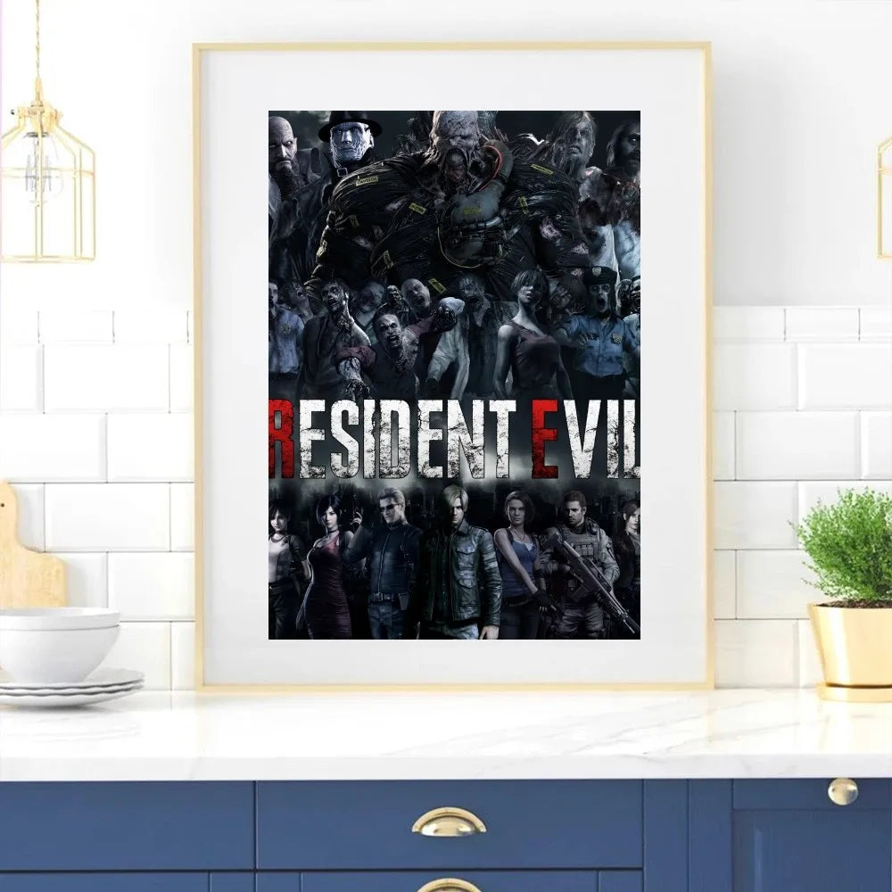Product Image for Spiel R-RESIDENT E-EVIL Poster für Zuhause Raumdekoration Wohnzimmer Schlafzimmer Ästhetische Kunst Wandbilder Aufkleber, z7 / 40x50 cm