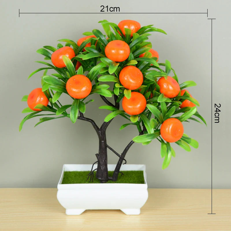 Product Image for Sandsberg Kunstpflanzen Bonsai Kleine Baum Topf Fake Pflanze Blumen Topfpflanzen Ornamente Für Zuhause Zimmer Tischdekoration Hotel Garten Deko, T8