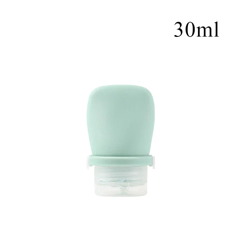 Product Image for Tragbare Silikon-Reiseflasche - Auslaufsicherer Kosmetikaufbewahrungsbehälter für nachfüllbare Lotion, Shampoo - Quetschflasche leere Flasche, 