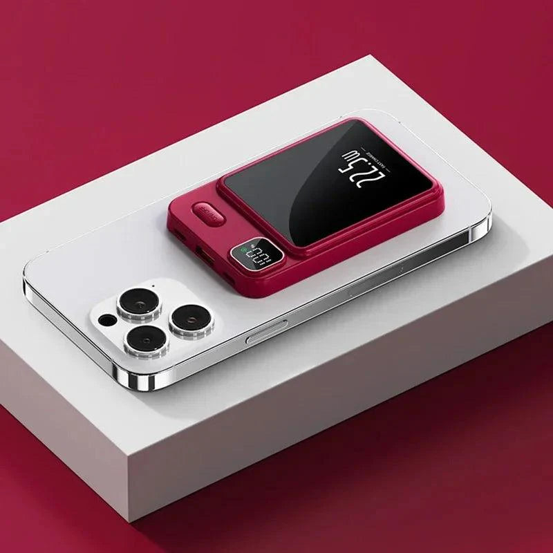 Product Image for Sandsberg | MagSafe compatibele draadloze powerbank - 20000mAh met 20W snelladen capaciteit, Rot / 20000mah