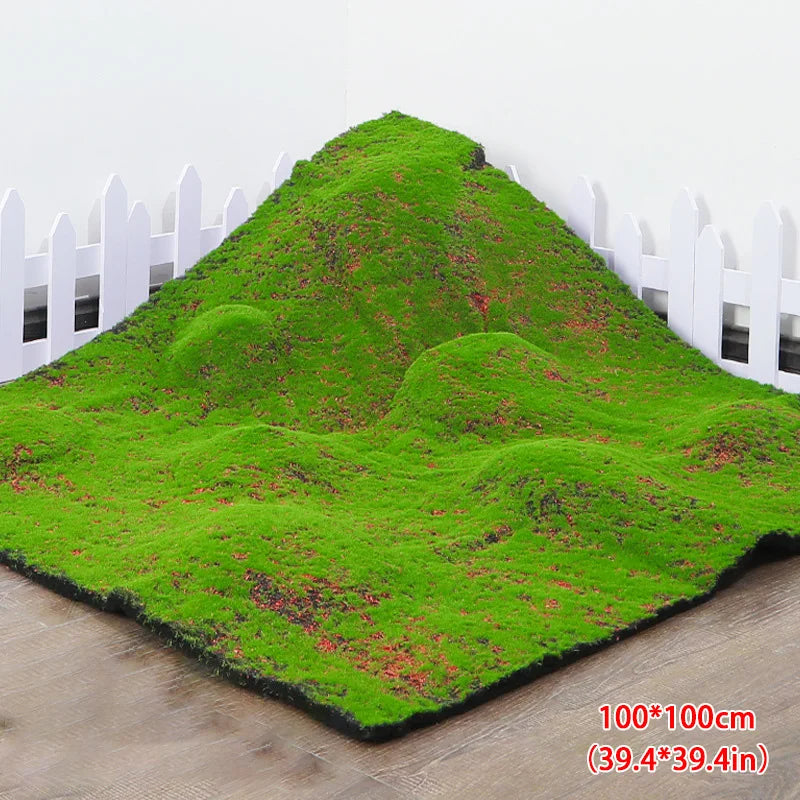 Product Image for Sandsberg | 50/100cm 11Stile Kunstrasen Teppich Fake Moos Rasen Garten Landschaftsrollen Festival Hochzeitsdekoration Matten Teppich, 7