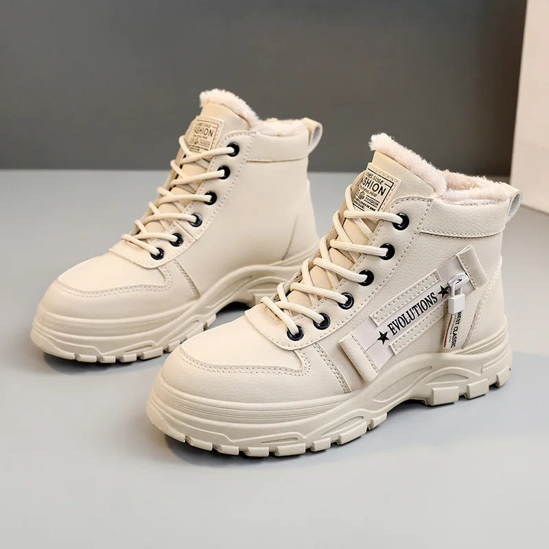 Product Image for Winter Schneestiefel für Frauen Freizeit Schuhe Warme Sneakers Plattform Stiefel, khaki / 38