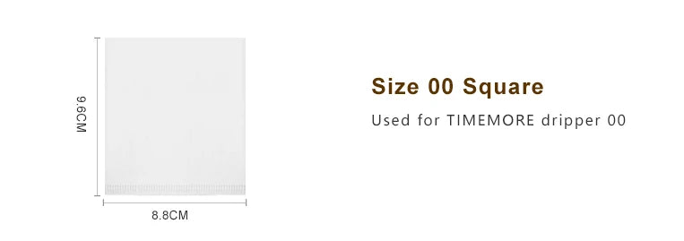 Product Image for TIMEMORE Kaffeekannen-Filterpapier - 50 Stück Handfilter V-förmige Filter für amerikanische Kaffeemaschinen, 00-50PS
