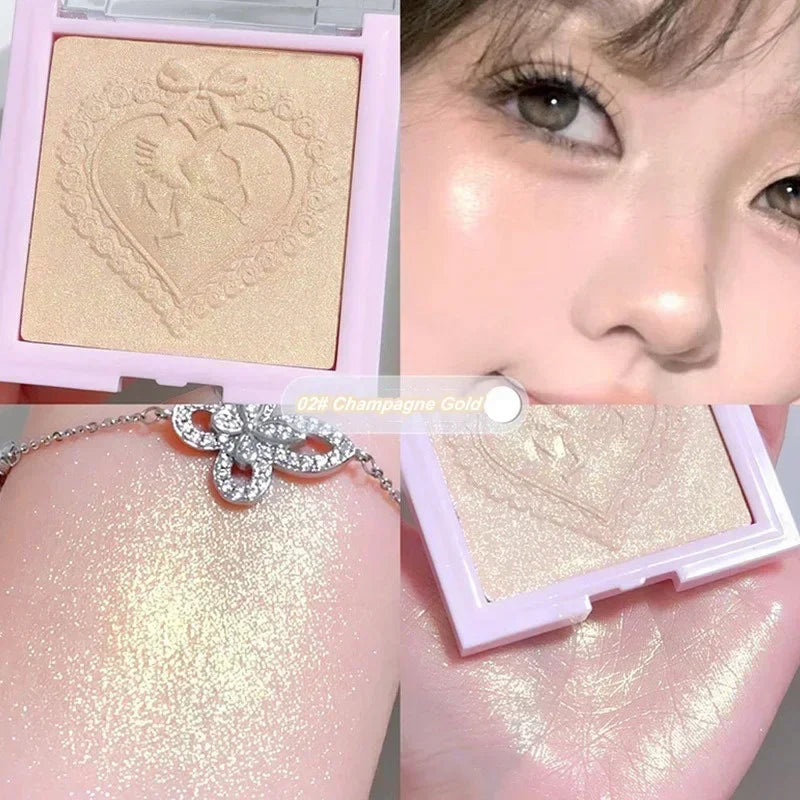 Product Image for Sandsberg | Fairy Pink Highlighter Feine Flash Party Übernatürlich Weiß Kontur Highlight Palette Monochrome Highlights Puder Kosmetik, 2