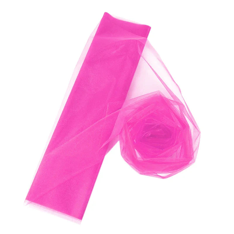 Product Image for Sandsberg 5/10M Organza Rolle Stoff Transparent Crystal Tüll Rolle Hochzeit Geburtstag Party Hintergrunddekoration DIY Garn Stuhlschärpen BABYSHOWER, 