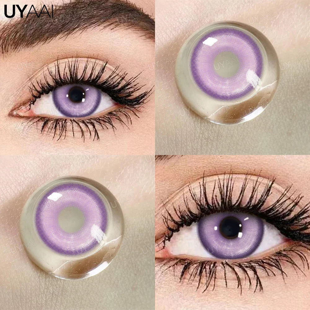 Product Image for Sandsberg | 1 Paar Cosplay Blaue Farbige Linsen Anime Lila Linsen Grau y2k Koreanische Mode Augenlinsen Grünen Colorcon Qualität Pupillen, KOI Lila / 
