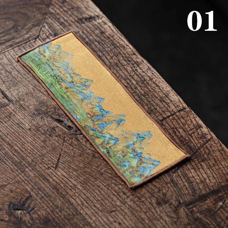 Product Image for Chinesisches Gemaltes Dickes Geschirrtuch Hochwertige Absorbierende Baumwolle Teeset Zubehör Tischunterlagen Kung Fu Teetuch, 14