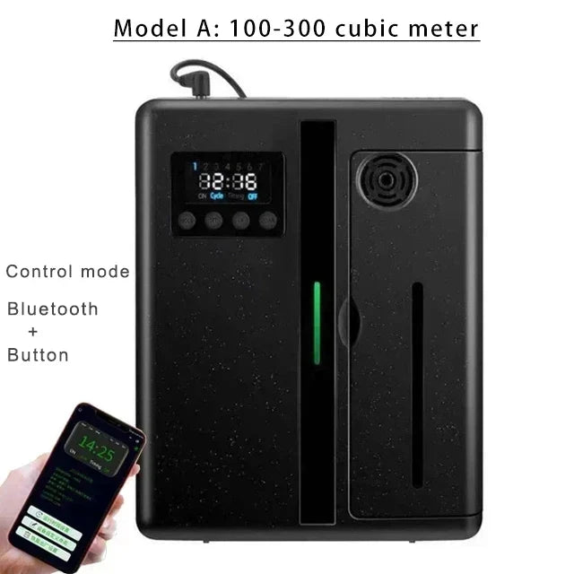Product Image for Wandmontierter Raumduftdiffusor - Bluetooth ätherischer Öle Diffusor mit integriertem Ventilator, elektrischer Lufterfrischer für Zuhause und Hotels, 