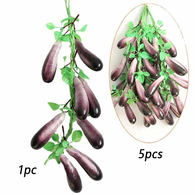 Product Image for Sandsberg | Levensechte Nep Chili Peper Decor Props voor Thuis, Fotografie, en Feestdagen Celebraties, Aubergine