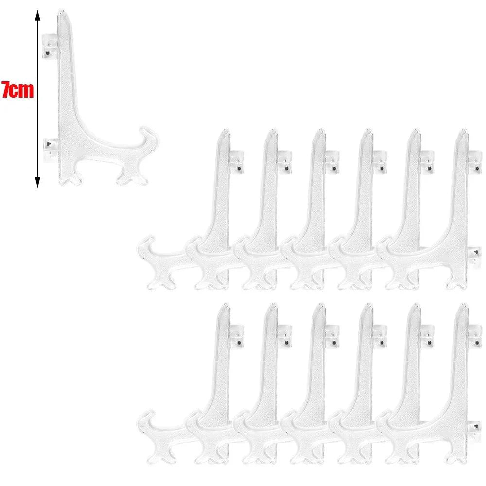 Product Image for Sandsberg | 20-delige veelzijdige displaystands in helder en zwart voor stijlvol thuis tonen, Transparent-7cm / 20 Stk