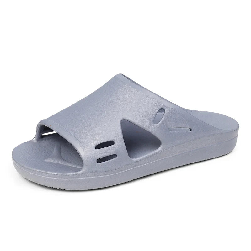Product Image for Sommer Herren Sandalen Flach Freizeit Outdoor Paar Trekking Rutschfeste Schuhe Komfort Strand Aqua Atmungsaktiv, grau 977 / 9