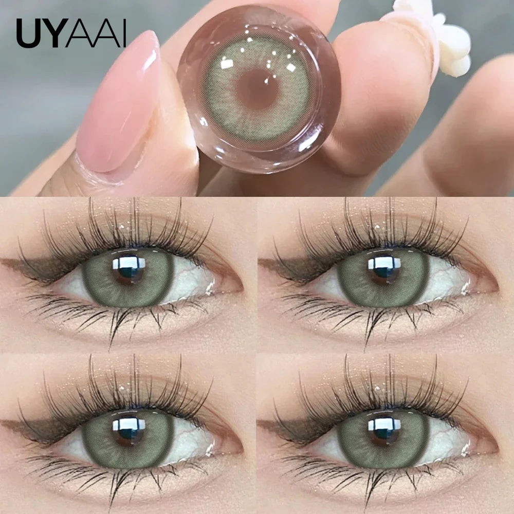 Product Image for Sandsberg | Neue natürliche Farbkontaktlinsen für Augen Pinke Linsen Y2K Koreanischer Stil Colorcon Blaue Linsen Graue Pupillen Grüne Linse, Apex Grün