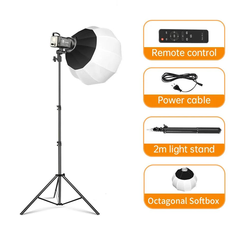 Product Image for Sandsberg | Strahlendes Tageslicht LED Studio Beleuchtungsset: Verwandeln Sie Ihre YouTube-Videos mit außergewöhnlicher Beleuchtung, SH-TYD-100-1-10 /