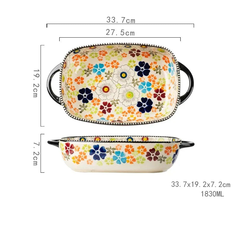 Product Image for Sandsberg | Das Blühen von Oz Prägierte Keramikkuchenform, Große lange Backform