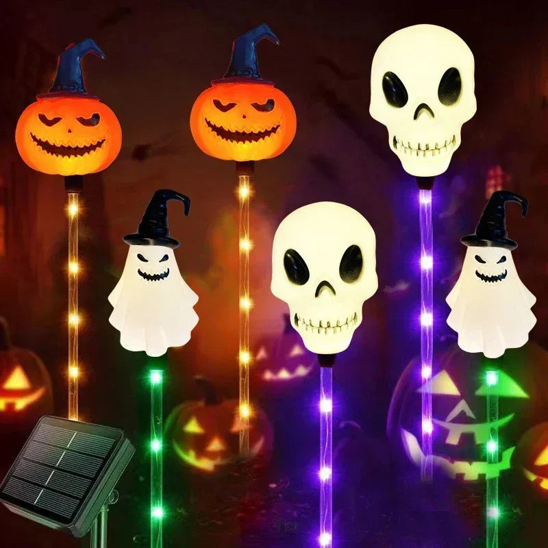 Product Image for Wasserdichte Weihnachts-Gartenlampen – LED Candy Cane Leuchten für Außen Deko, Skelett - 1 Set
