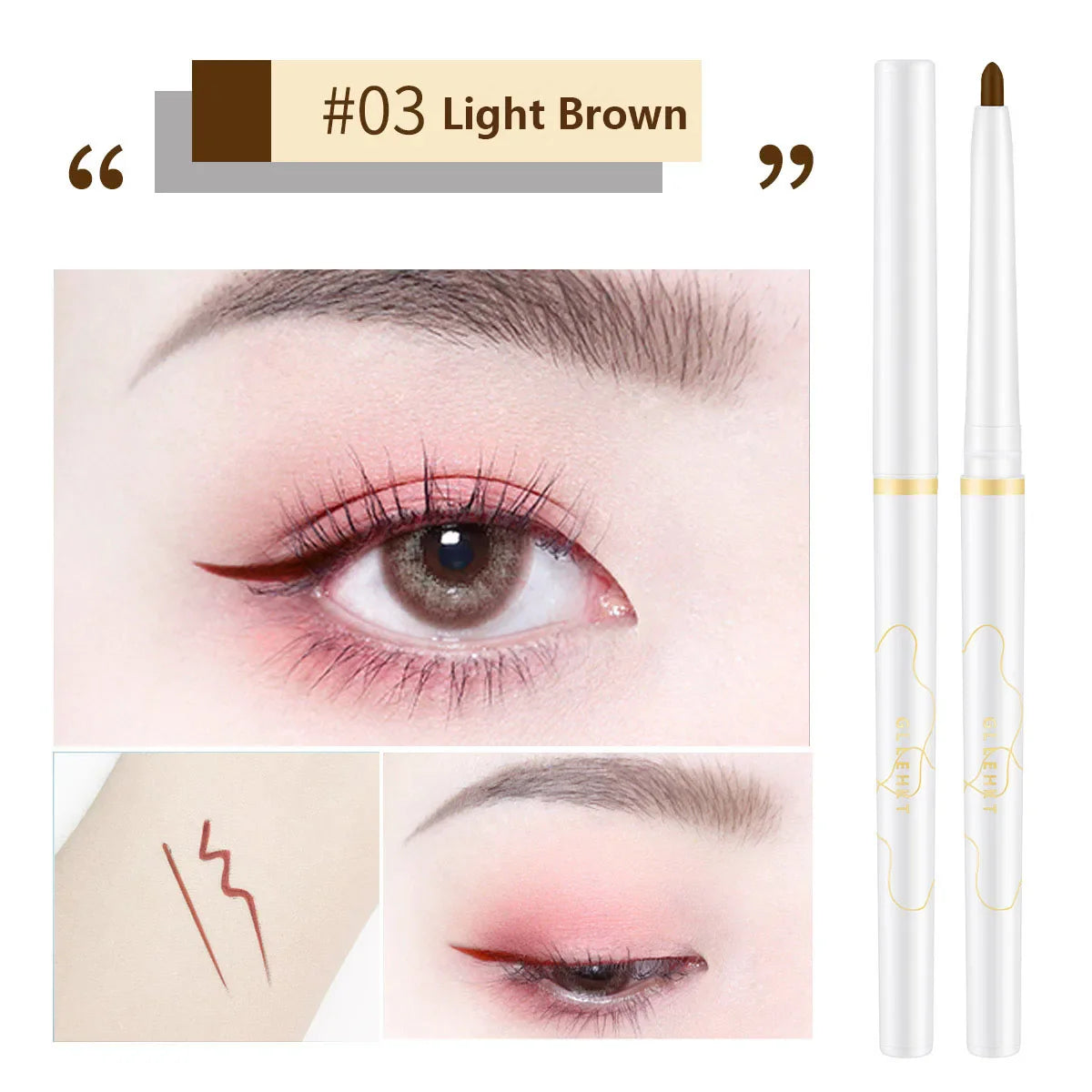 Product Image for Sandsberg | Wasserdichter brauner ultradünner Eyeliner-Gelstift schnelltrocknend glatter Eyeliner langanhaltend Unterlidschminkstift koreanisches Make