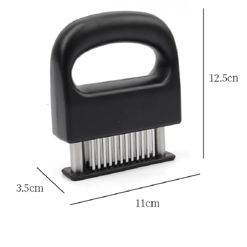 Product Image for teleskopischer Fleischzartmacher aus Edelstahl - 48 Klingen zum Weichmachen, Klopfer und Kochen von Steak - Küchenfleischschläger Werkzeug