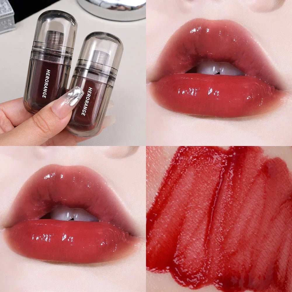 Product Image for Sandsberg | Mirror Jelly Glass Lip Gloss Feuchtigkeitsspendender, nicht klebriger Lip Tint Lip Plumper Spiegel Wasser Flüssig Lippenstift Damen Makeup