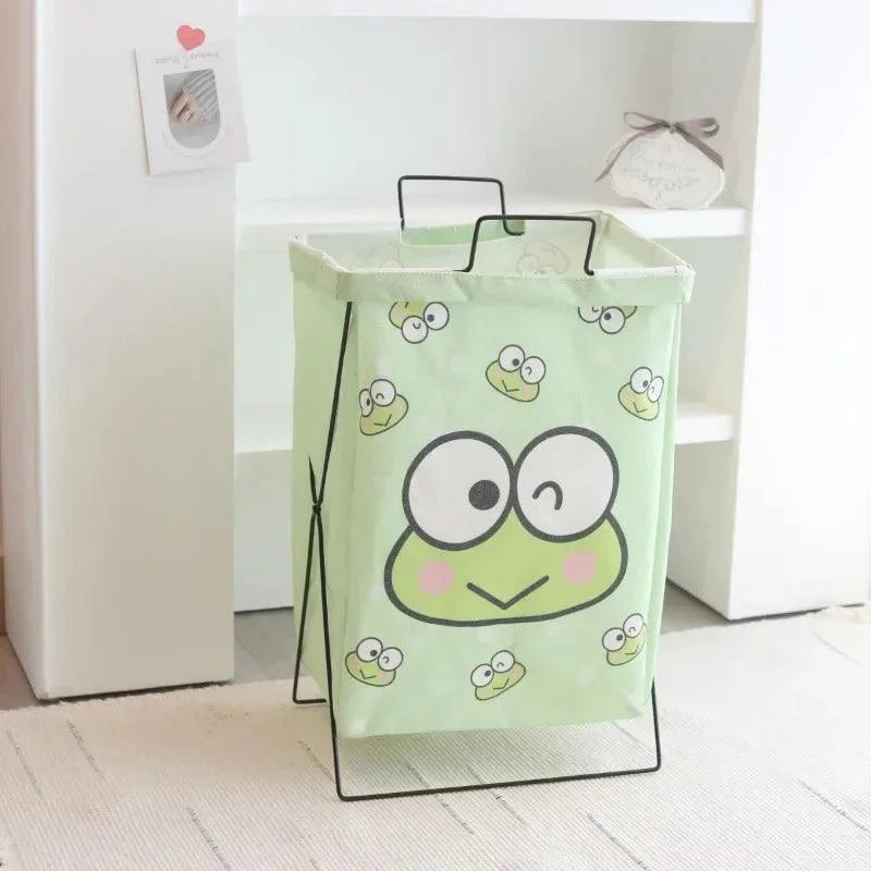 Product Image for Sandsberg | Hello Kitty Stilvolle Zusammenklappbare Wäschetruhe: Robuster Eisenrahmen & Wasserdichtes Design - Geräumiger Organizer, sanrio21