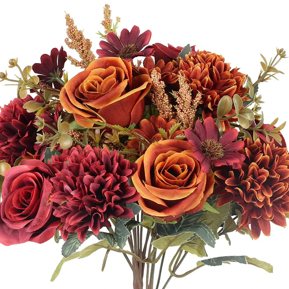 Product Image for Sandsberg | 1PC Kunstblumen Günstige Neujahrsdekoration Hochzeitsgarten Pfingstrose Bogen Weihnachten Zuhause Falsche Seidenrose Hortensien Vase für, 