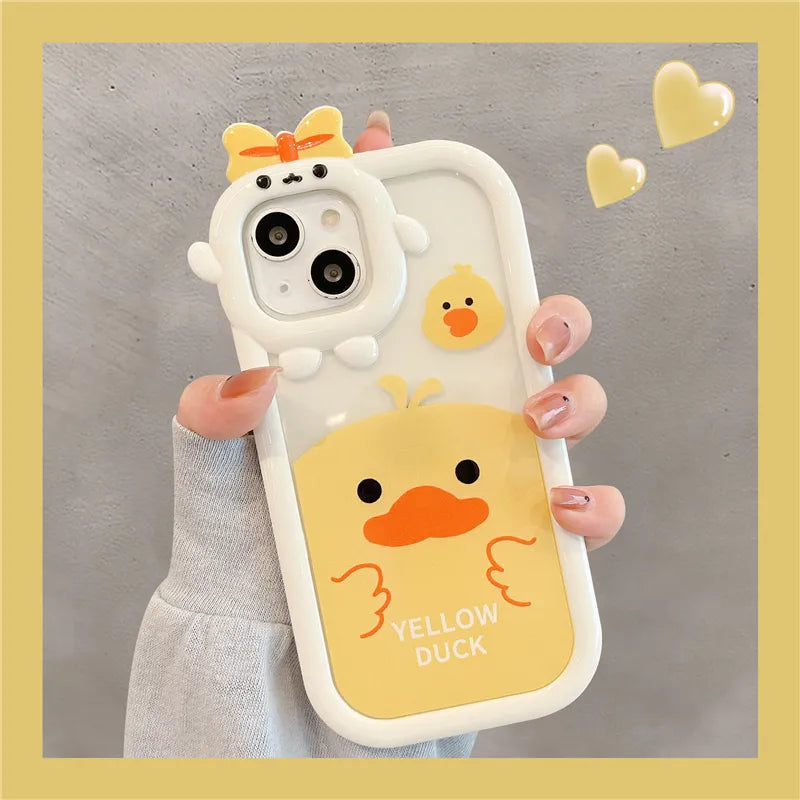 Product Image for Weiche Handyhülle mit gelber Ente, JG37 / Für iPhone 15