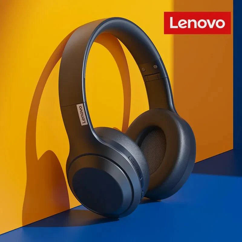 Product Image for Sandsberg | Lenovo TH10 Kabellose ANC Stereo Kopfhörer mit kraftvollem Bass und schweißresistenter Design, Schwarz