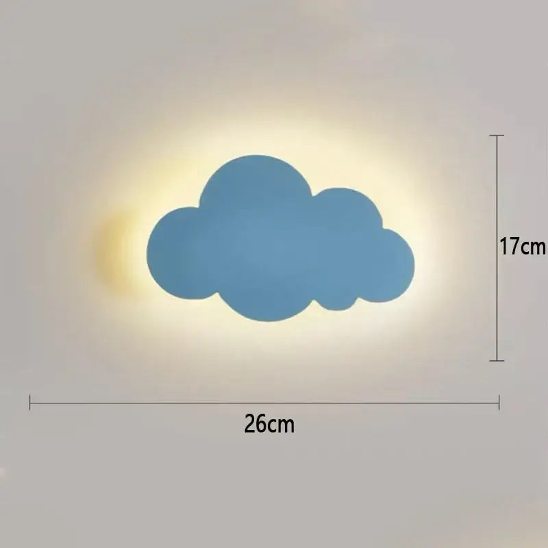 Product Image for Wandleuchte Cloud on the Wall, BLAU / Naturweiß