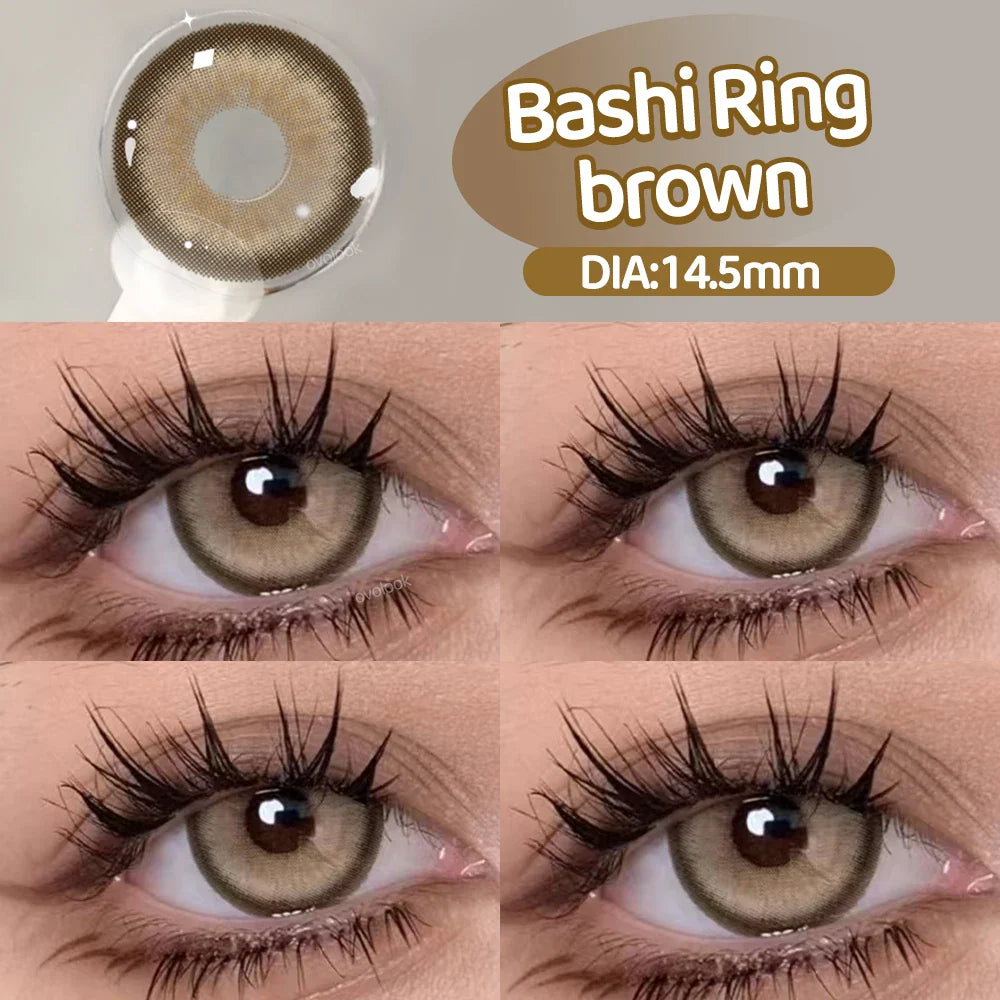 Product Image for Sandsberg | Neu 1 Paar Mode Große Linsen Myopie Farbige Kontaktlinsen für Augen Schönheit Blaue Augen Linsen Grüne Pupillen Braune Graue Linse, Bashi 