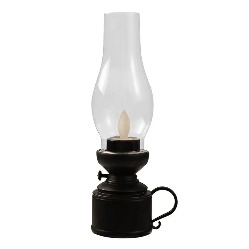 Product Image for Vintage Lampe – Retro Design mit warmem LED-Licht für Wohnzimmer oder Esszimmer, Schwarz