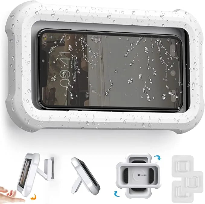 Product Image for Universelle wasserdichte Telefonhalterung mit 480° Rotation, WEIß